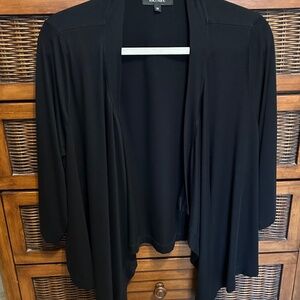 Karen Kane Rayon Open Front Shrug - Black - 2x